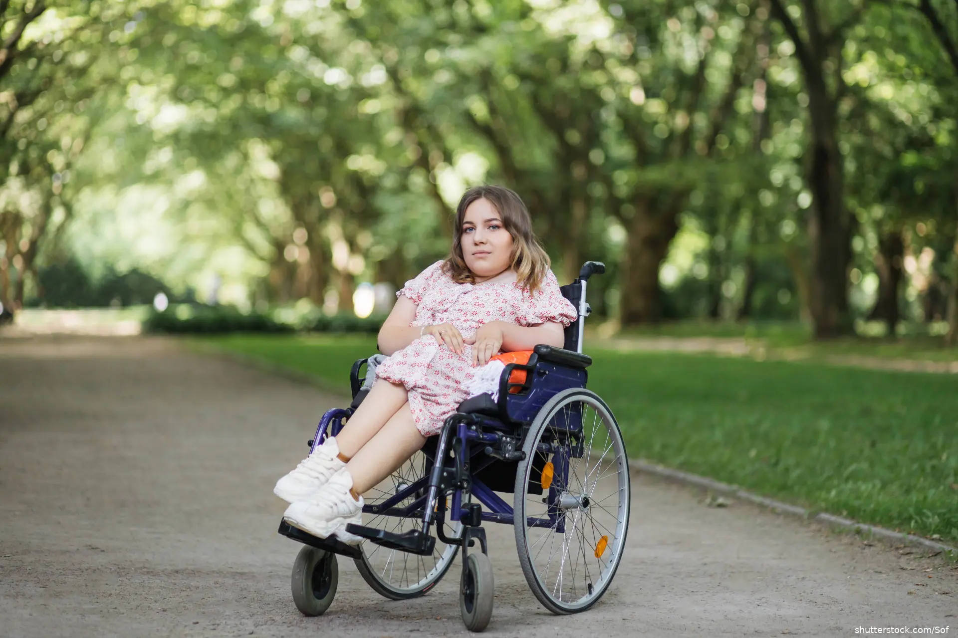 woman in wheelchair with spinal muscular atrophy