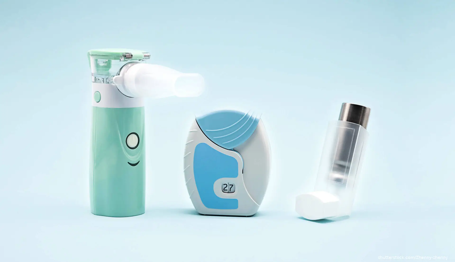 assorted inhalers