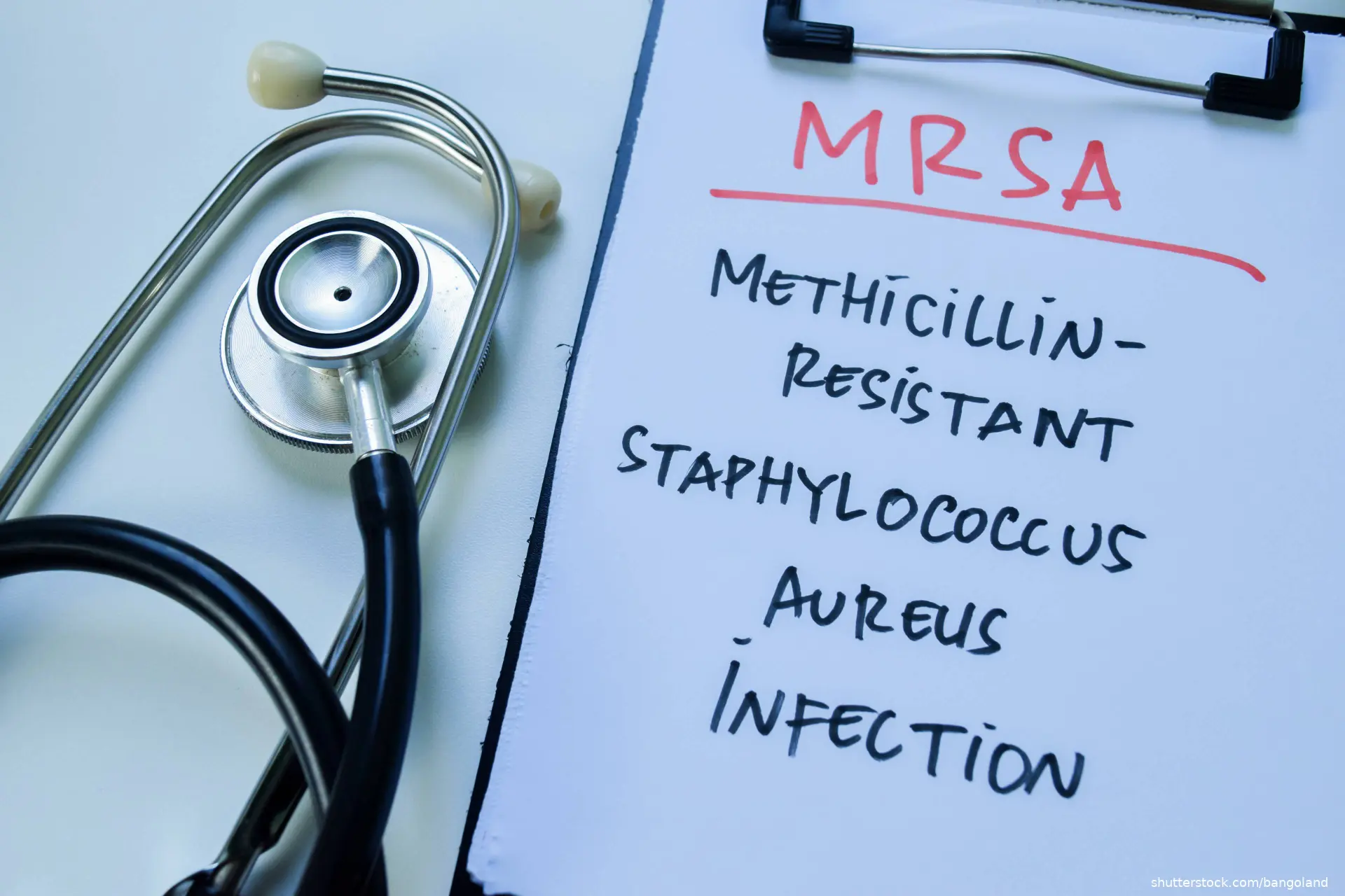Concept of MRSA - Methicillin Resistant Staphylococcus Aureus Infection