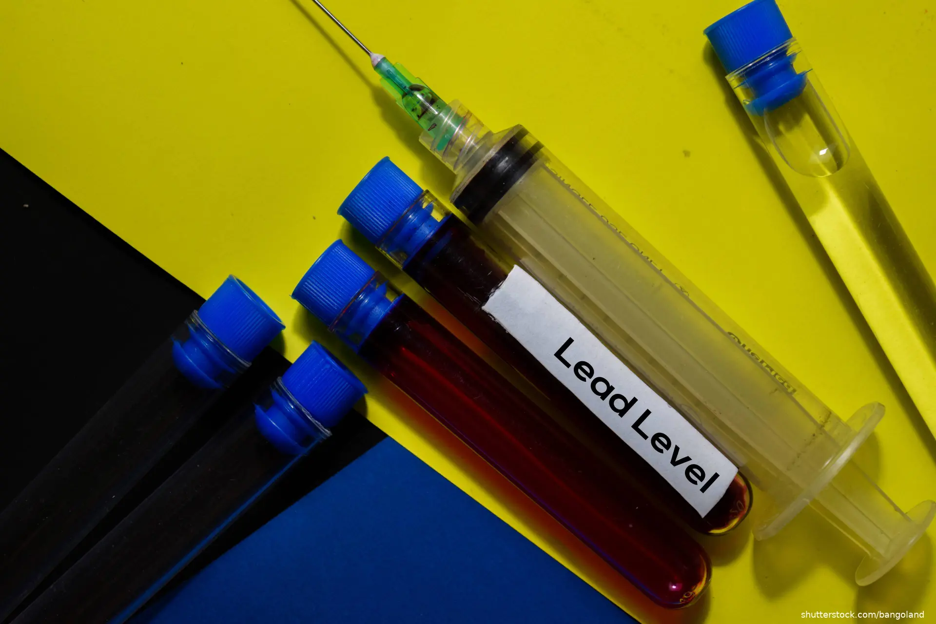 lead blood test vial