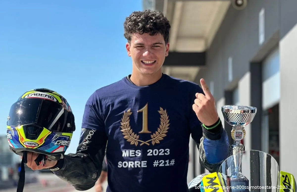 sorrenti campione 300ss motoestate 2023