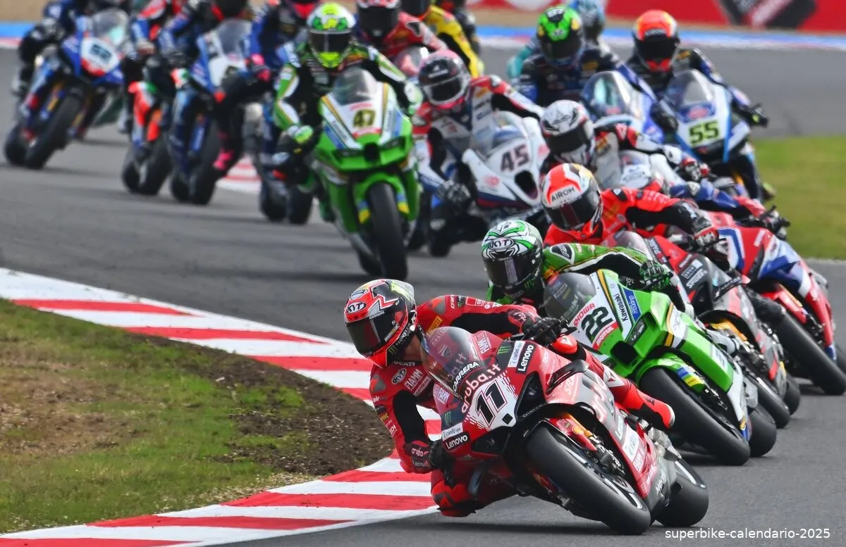 superbike calendario 2025