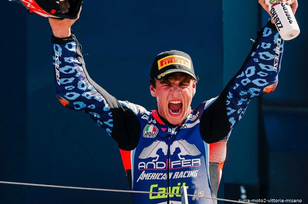 surra moto2 vittoria misano