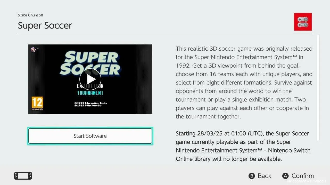 Screenshot gemaakt door videogameschronicle
