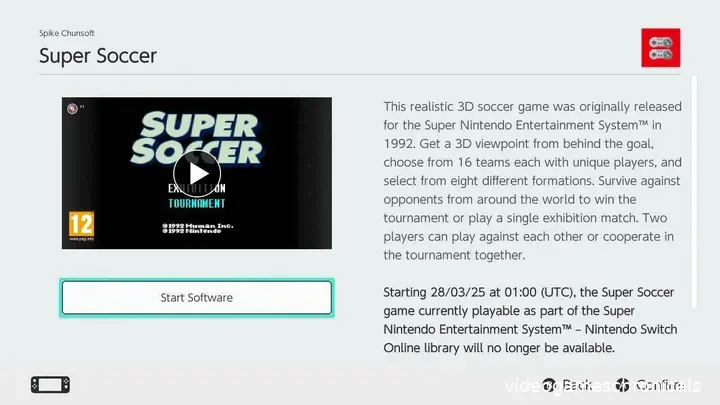 Screenshot gemaakt door videogameschronicle