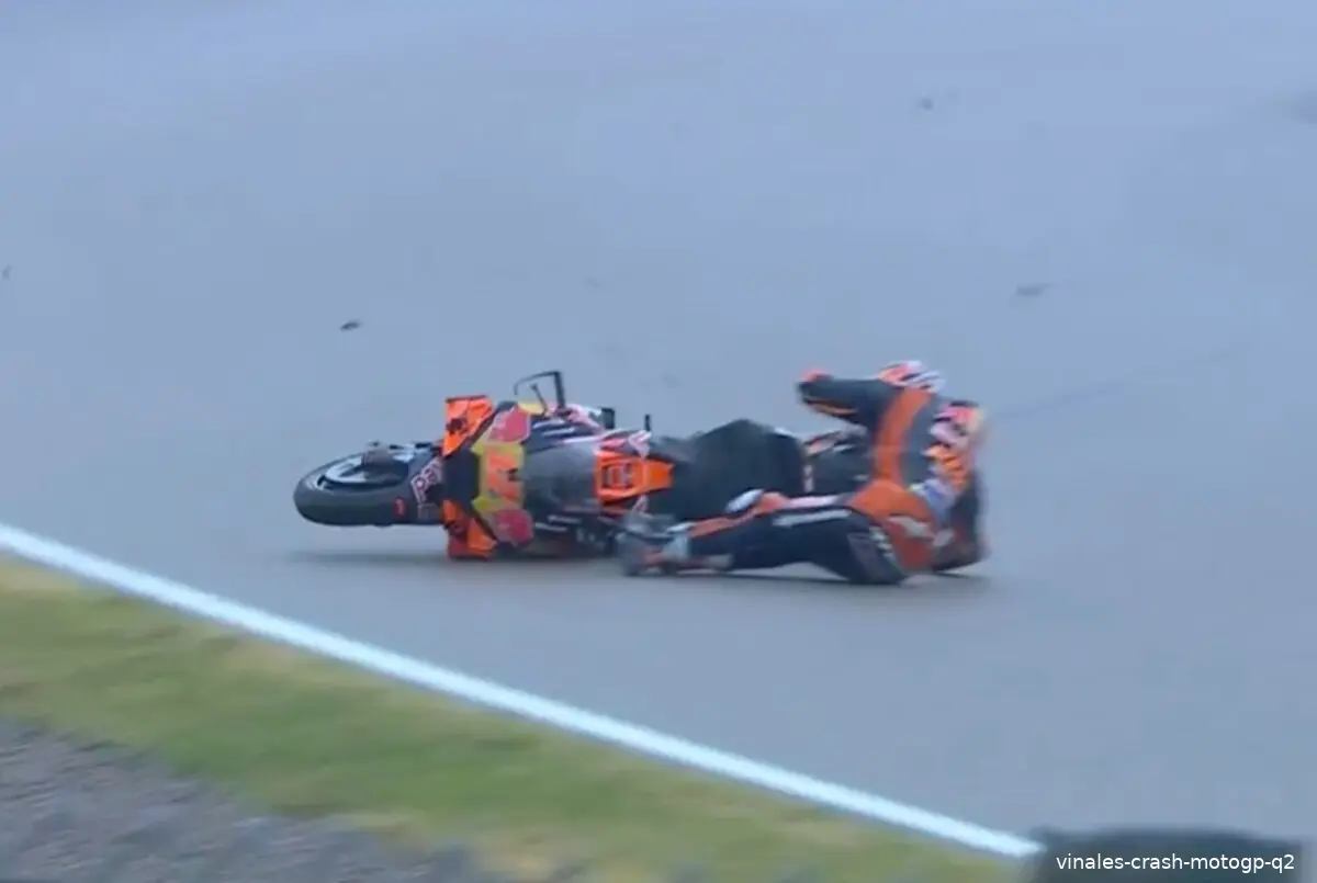 vinales crash motogp q2