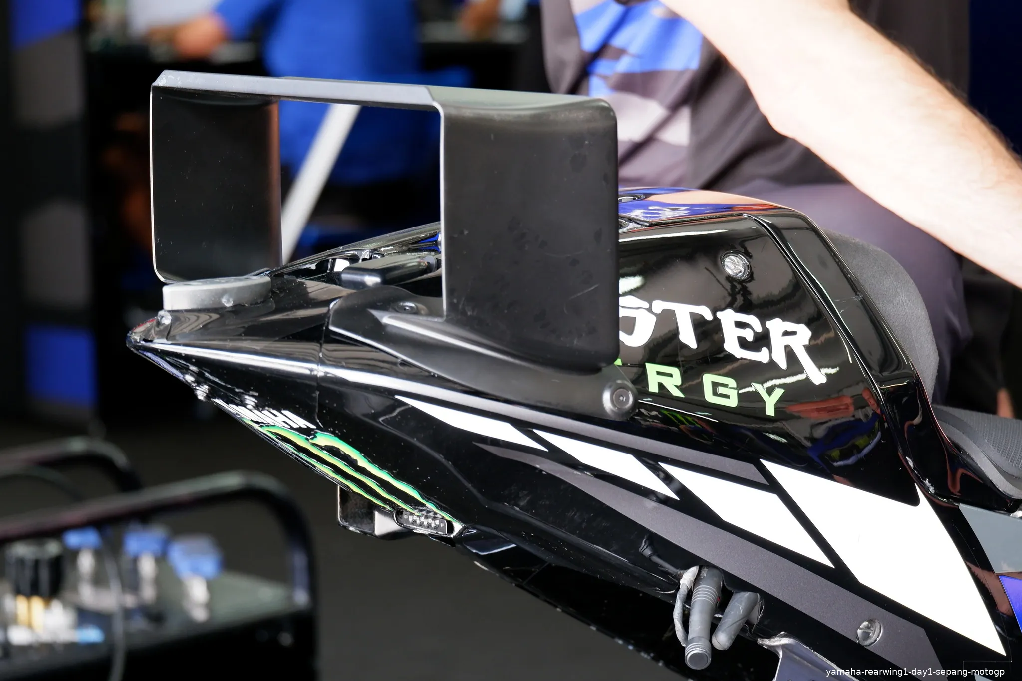 yamaha rearwing1 day1 sepang motogp