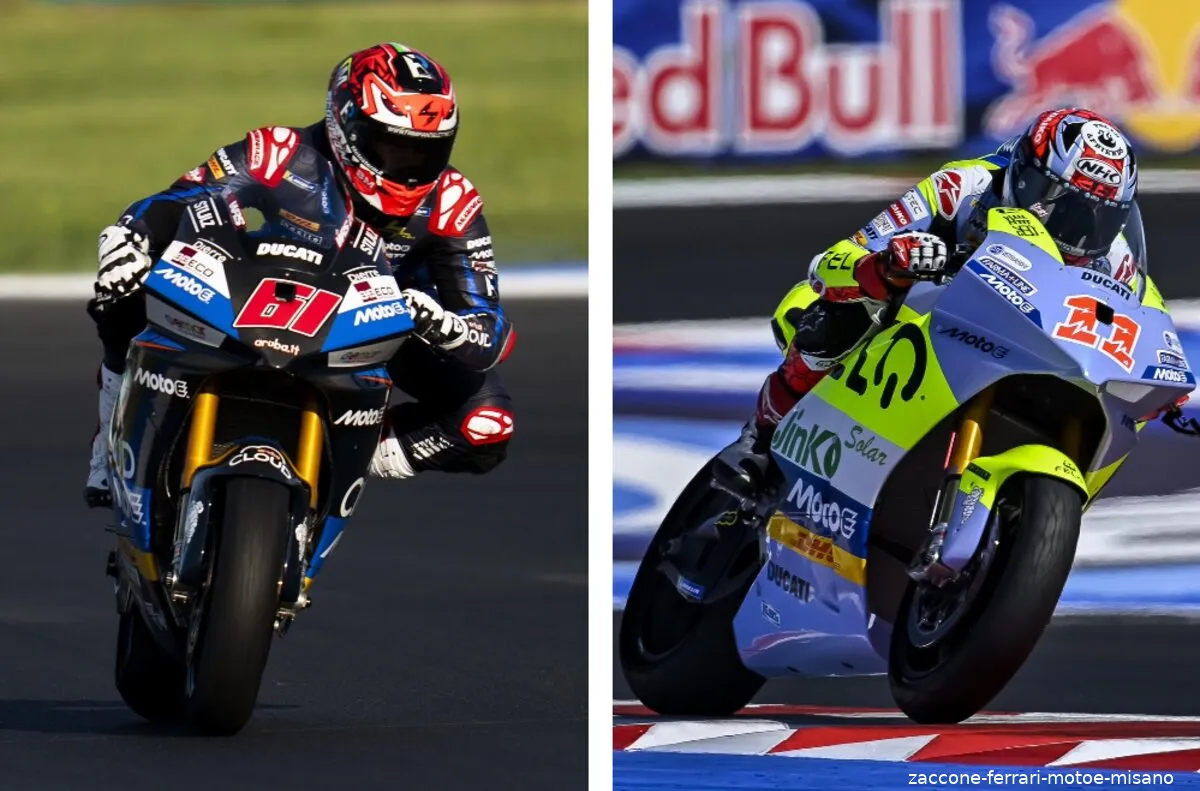 zaccone ferrari motoe misano