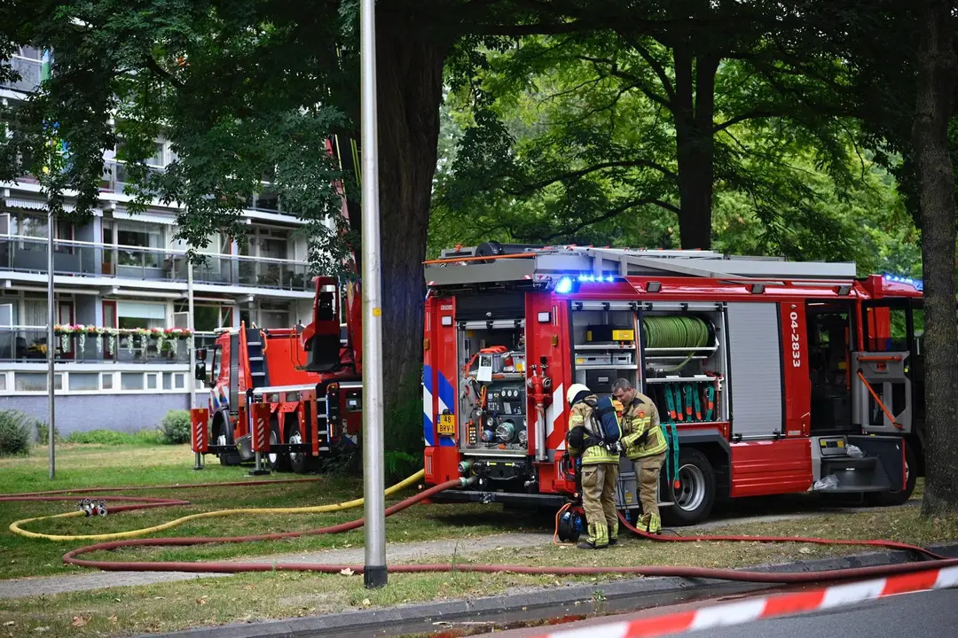 Brand flatgebouw Enschede