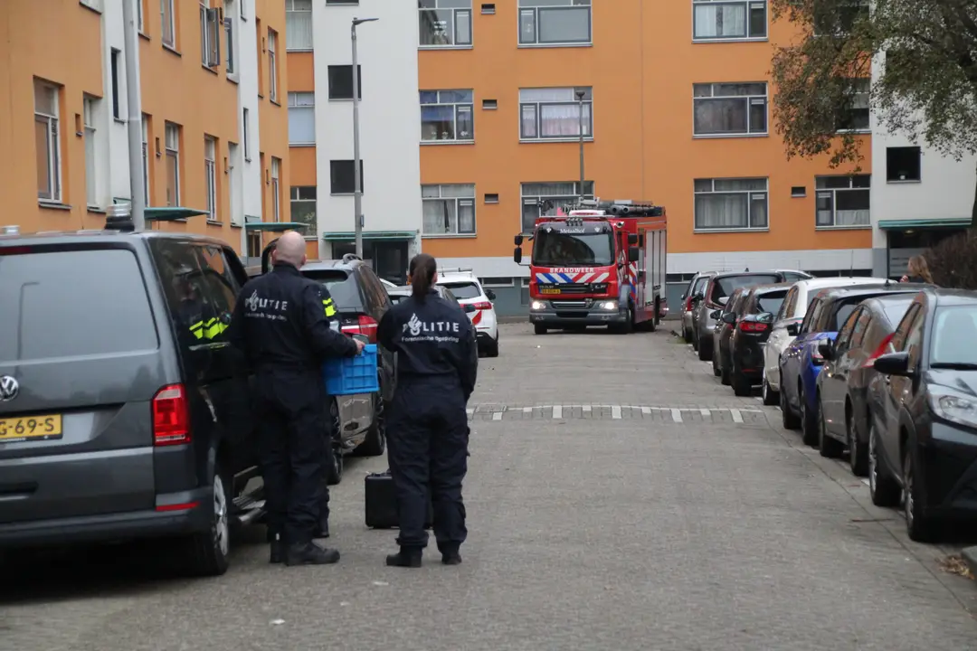 Overleden persoon brand Rotterdam