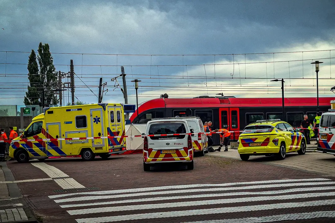 Aanrijding trein sliedrecht