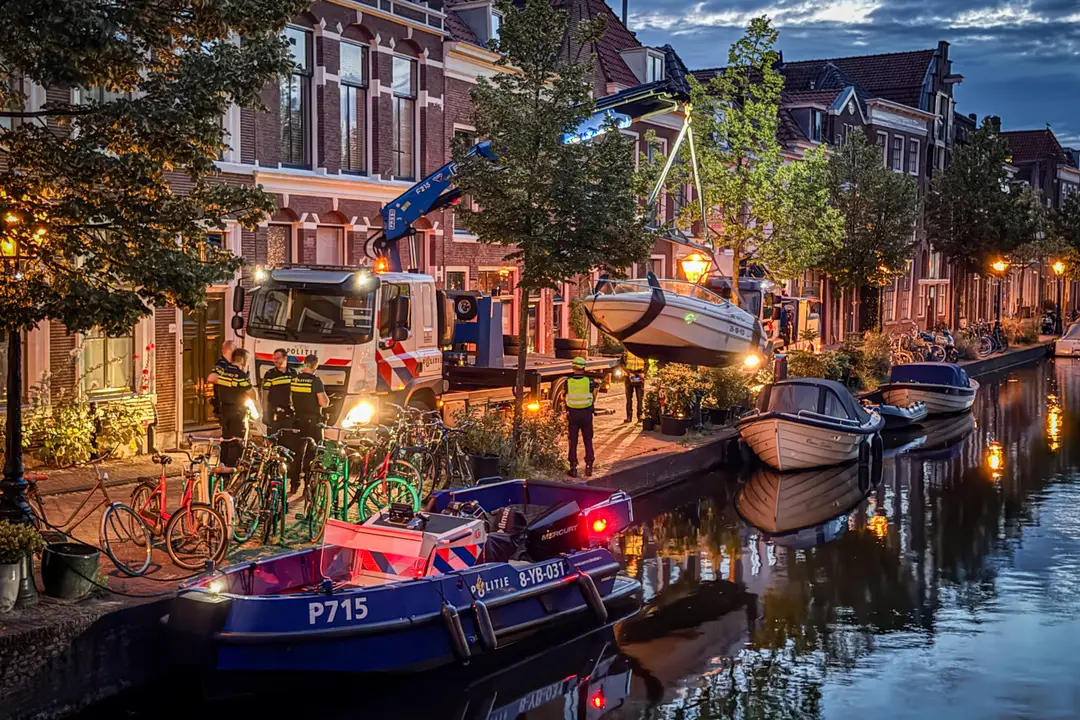 Ongeval boot leiden