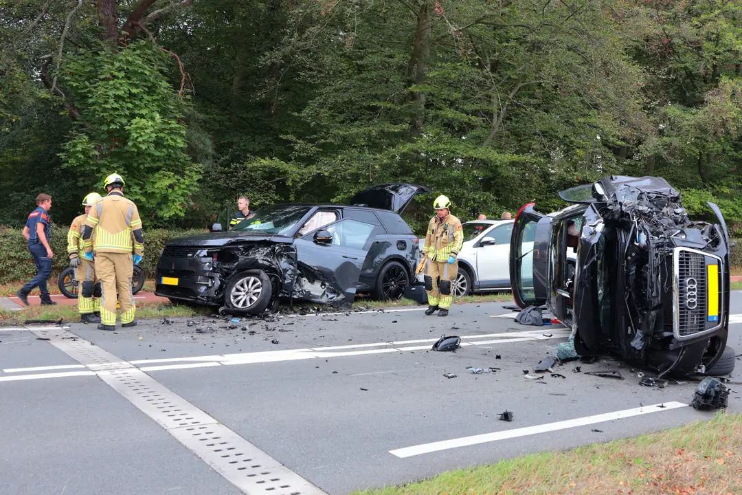 Ongeval Blaricum vier auto's