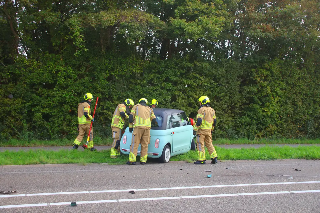 Ongeval Fiat brommobiel Noordwijk