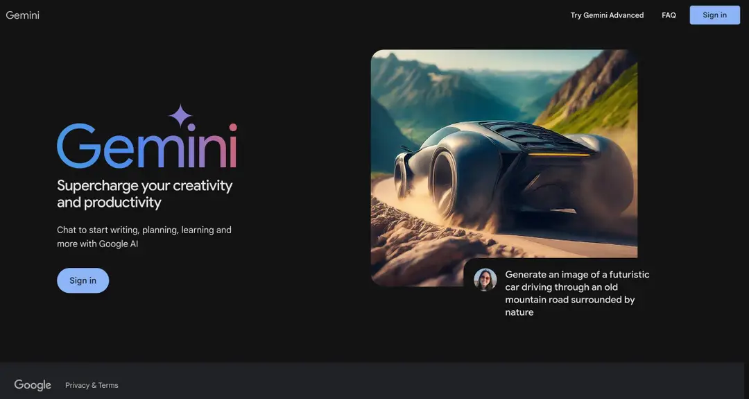 Gemini interface