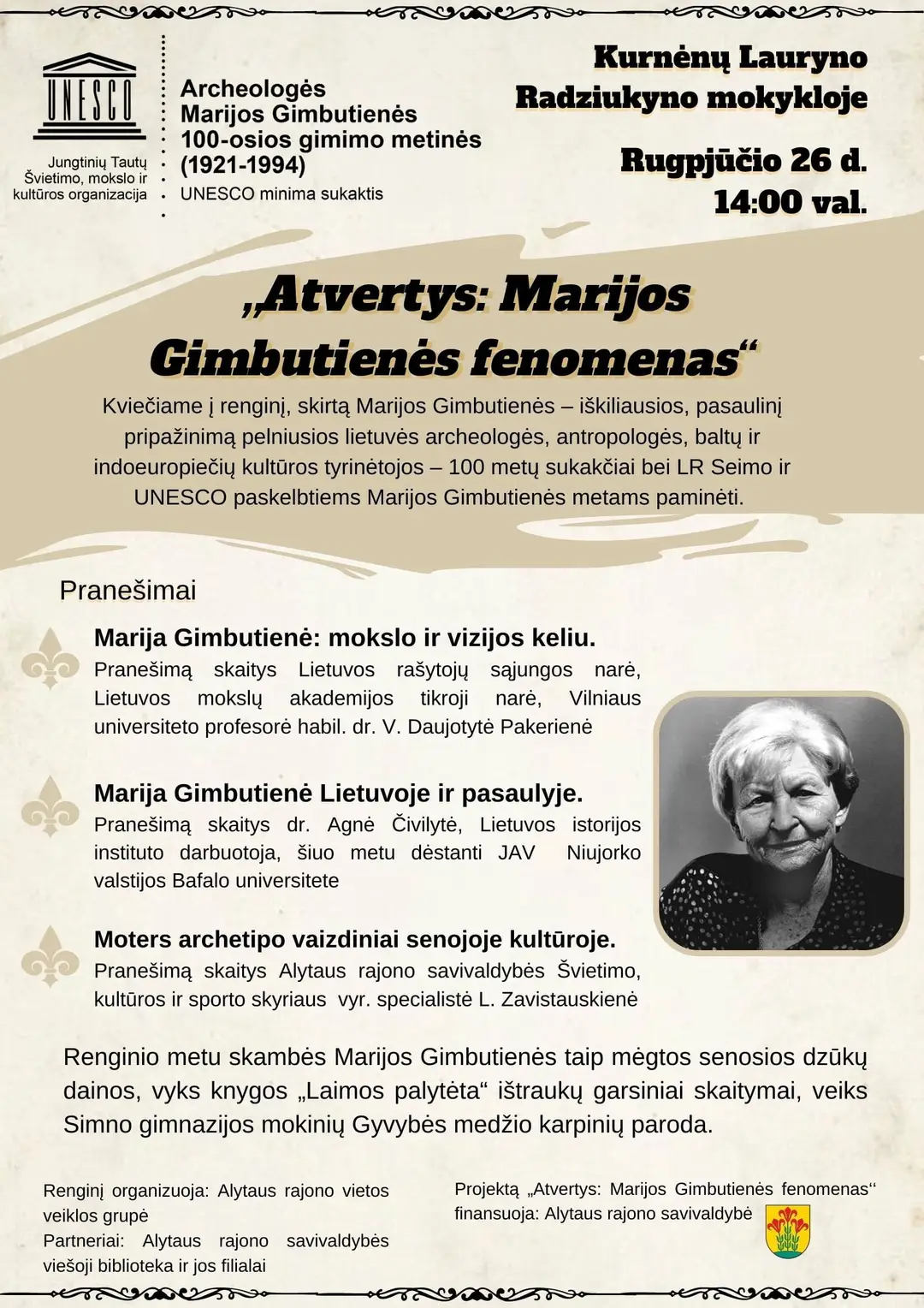 3plakatas atvertys marijos gimbutienes fenomenas