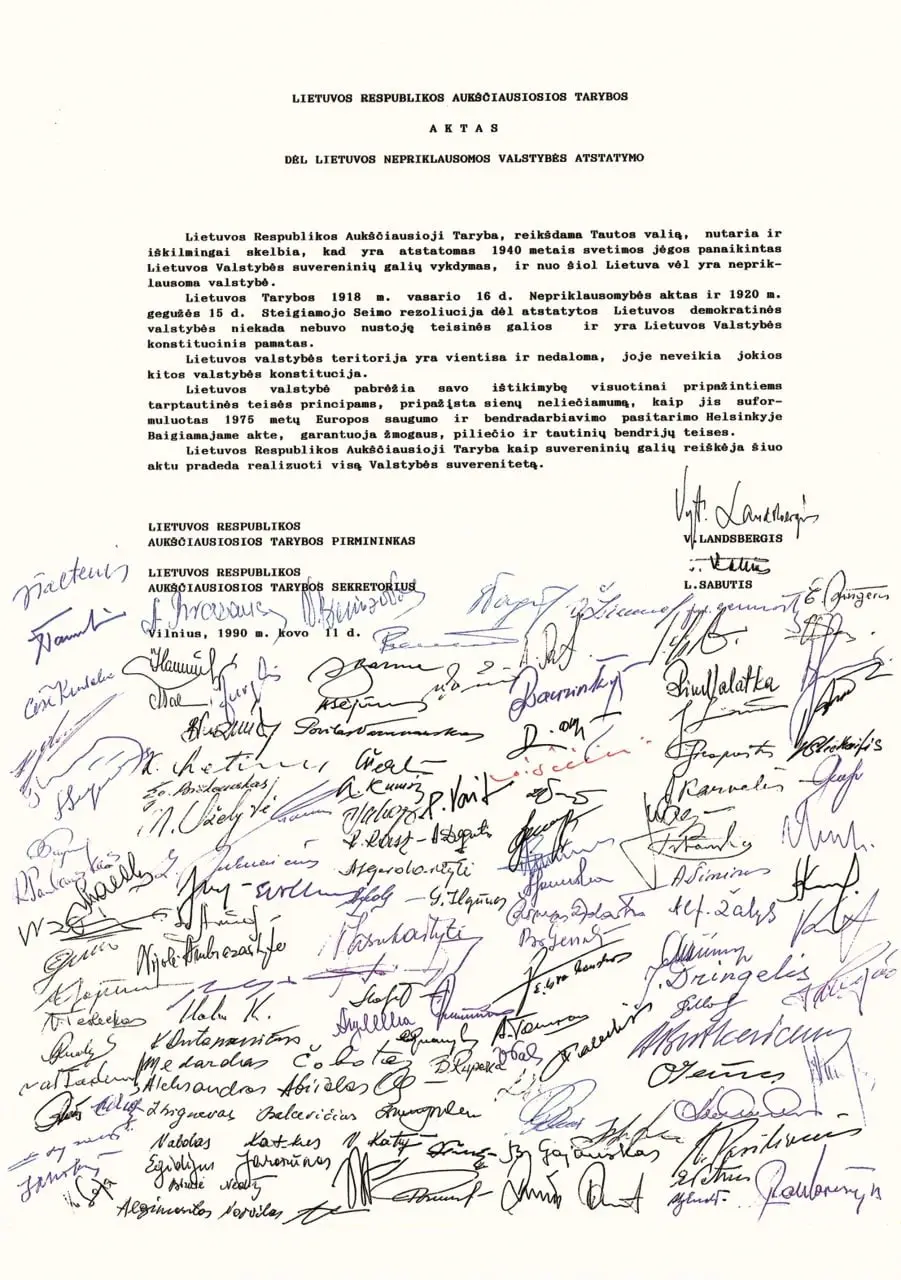 kovo 11 aktas su parasais kopija