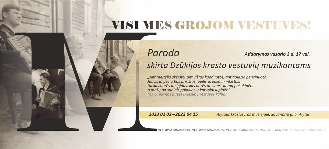 visi mes grojom vestuves