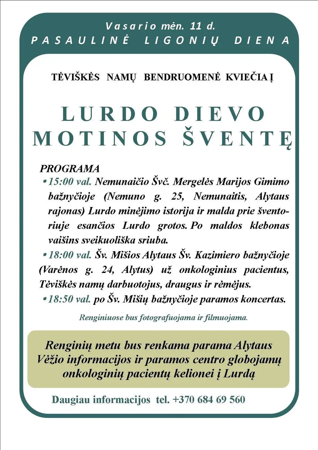 Ligoniu diena 26 02 11