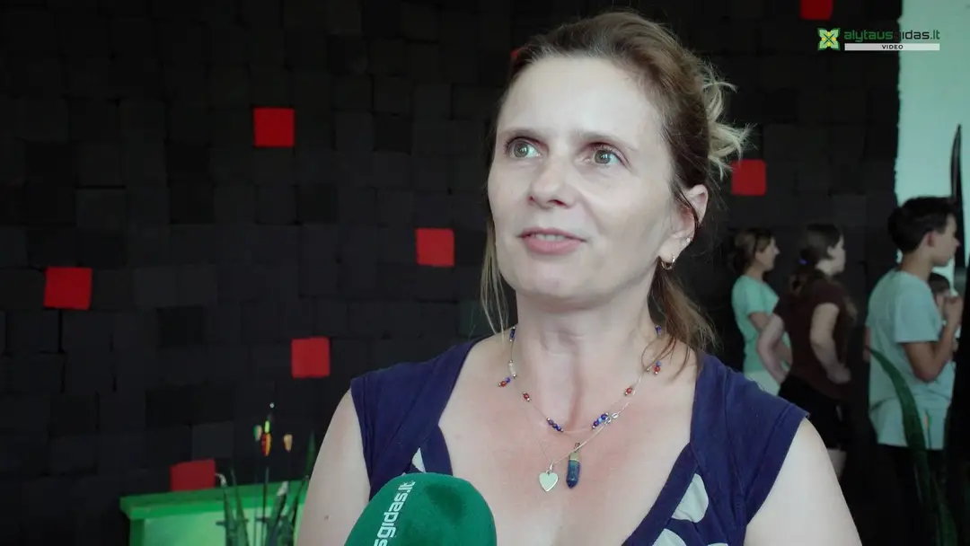 Suvalkų (Lenkija)&nbsp;Marijos Konopjickos muziejaus padalinio vedėja Magdalena Wolowska - Rusinska.