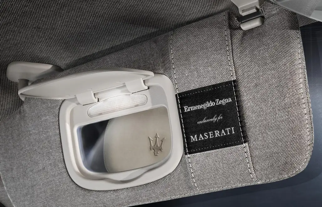Interni Maserati Ermenegildo Zegna