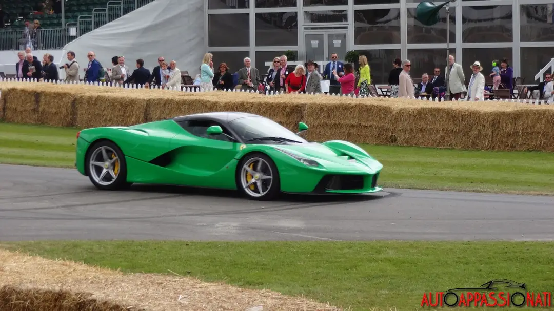 Ferrari LaFerrari green Goodwood FOS