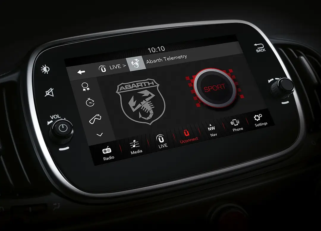 Abarth 595 Pista - Uconnect HD LIVE