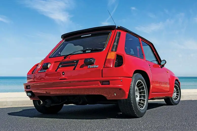 renault 5 turbo 2 data rear angle
