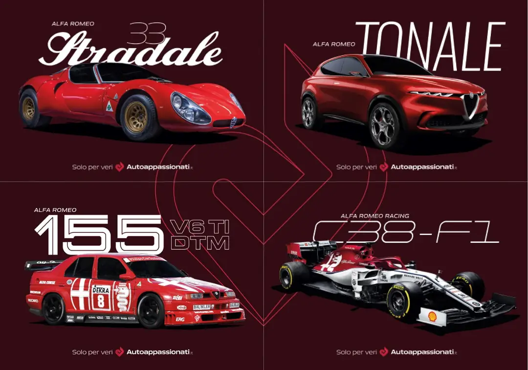 Cartoline autoappassionati poste italiane