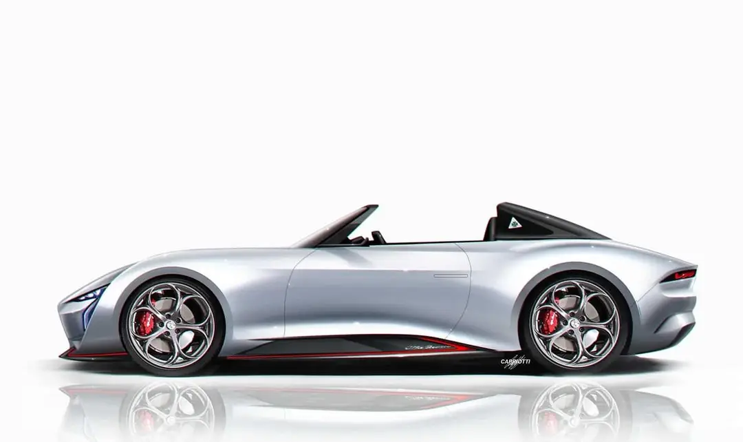 alfa romeo duetto nuova laterale