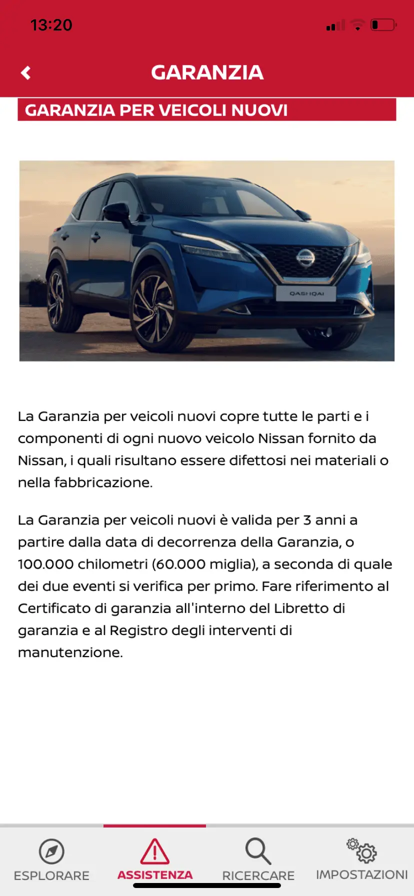 app nissan qashqai