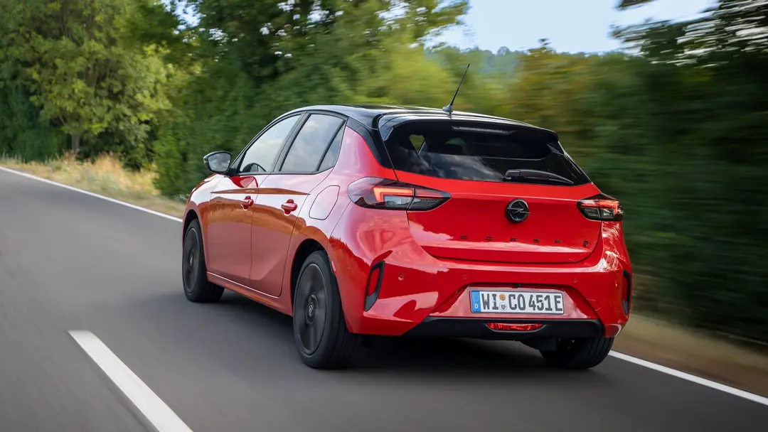 opel corsa 40 years posteriore guida