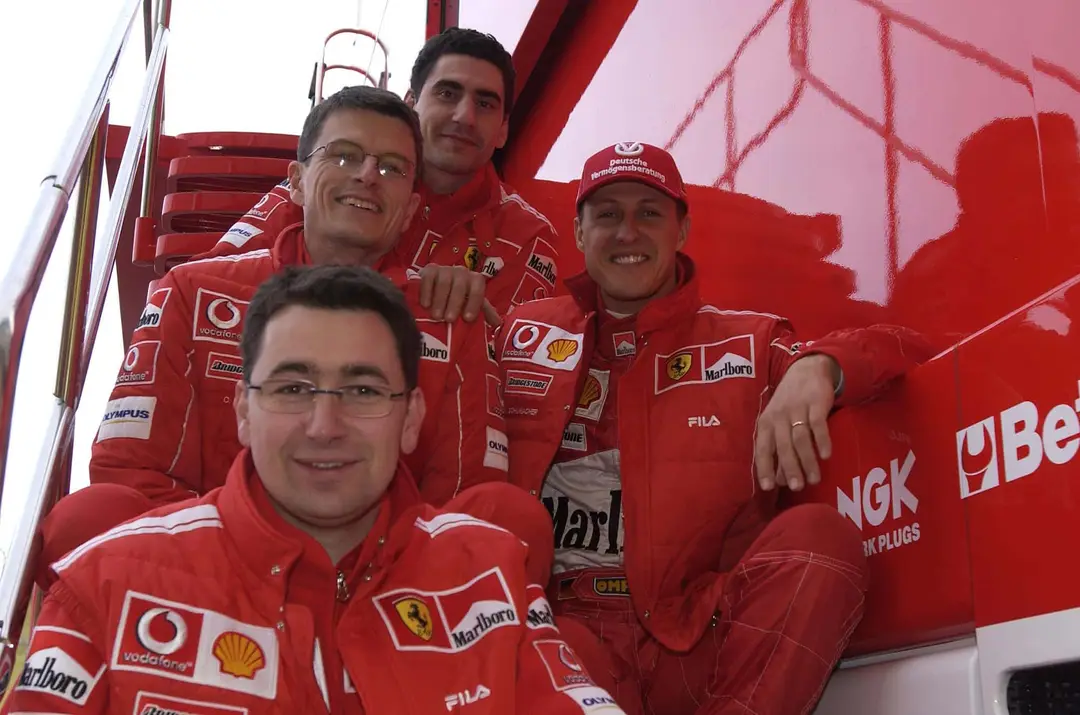 Michael Schumacher binotto Stella