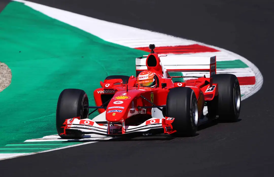 mick schumacher ferrari f2004 mugello 2020 scaled