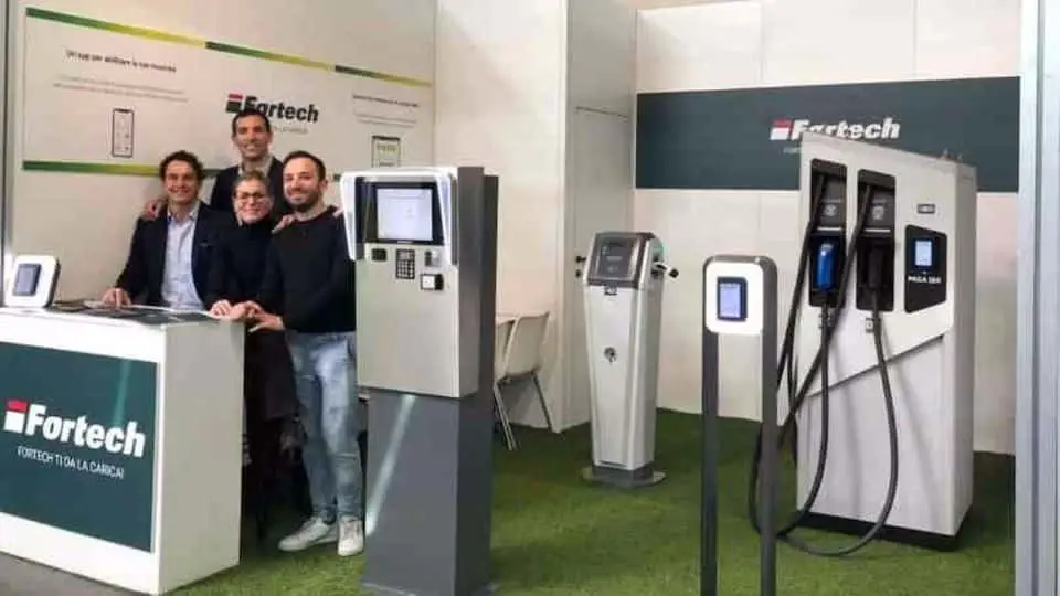 fortech colonnina ricarica pos