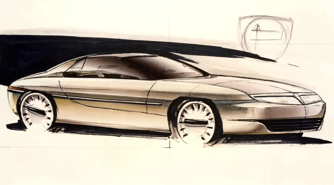 lancia kayak bertone schizzo
