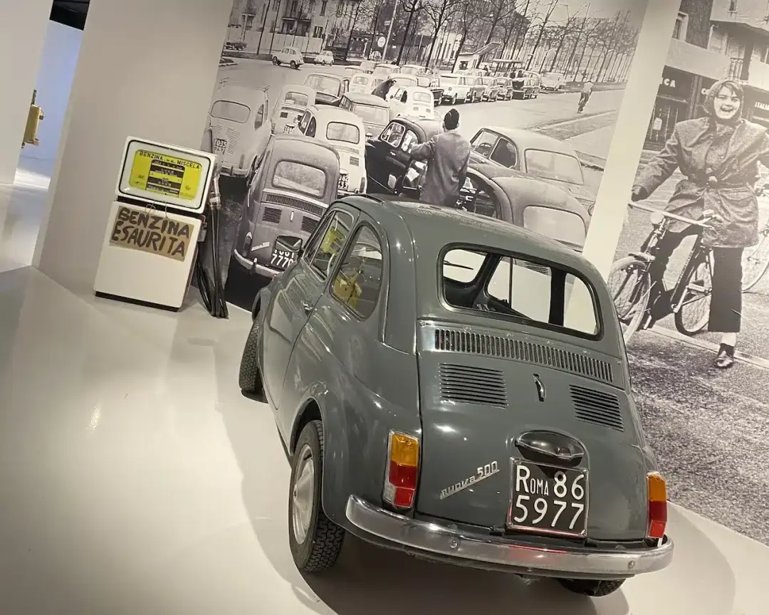mostra mauto drive different 500 benzina esaurita