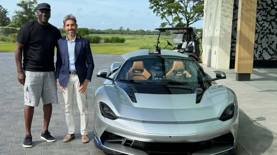 la pininfarina battista targamerica di michael jordan