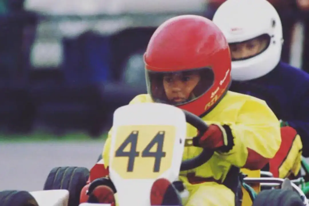 lewis hamilton kart debutto