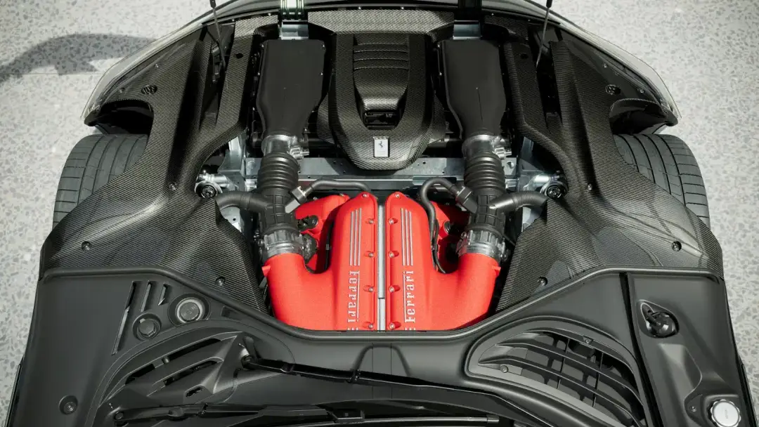 12cilindri ferrari cofango