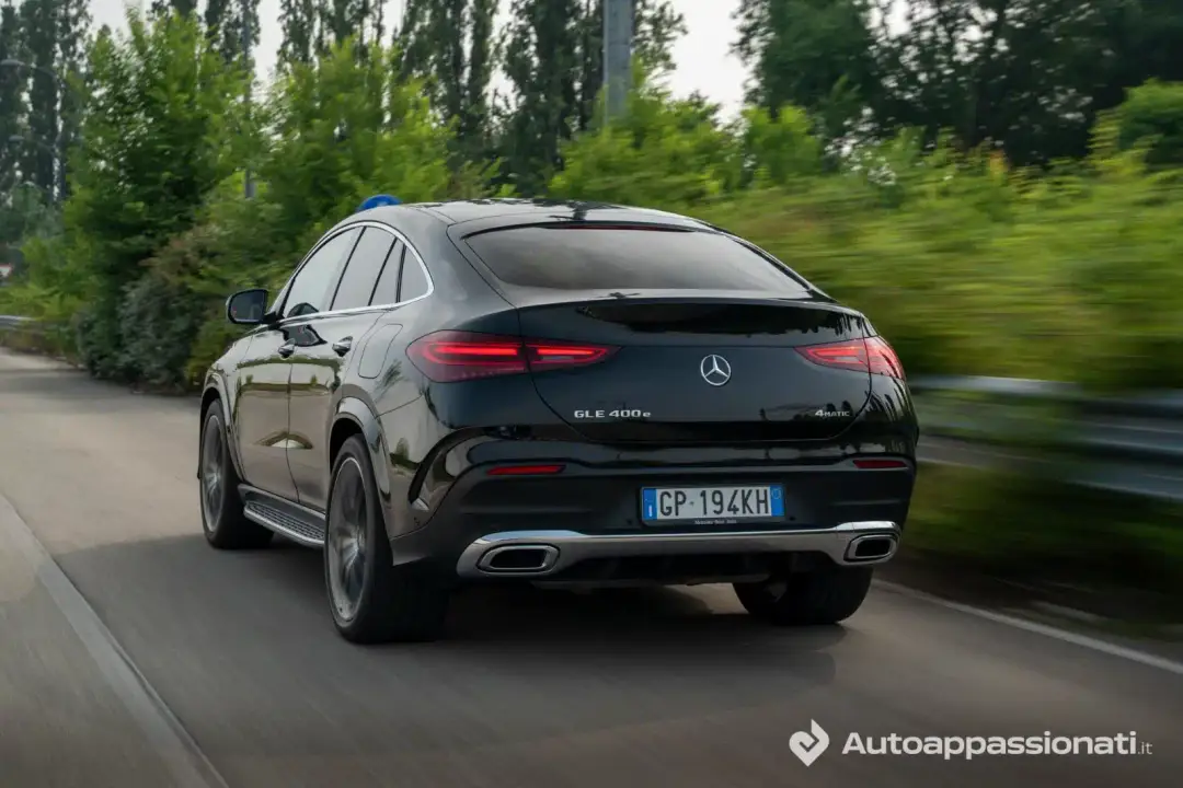 dinamica posteriore mercedes gle 400e coupé