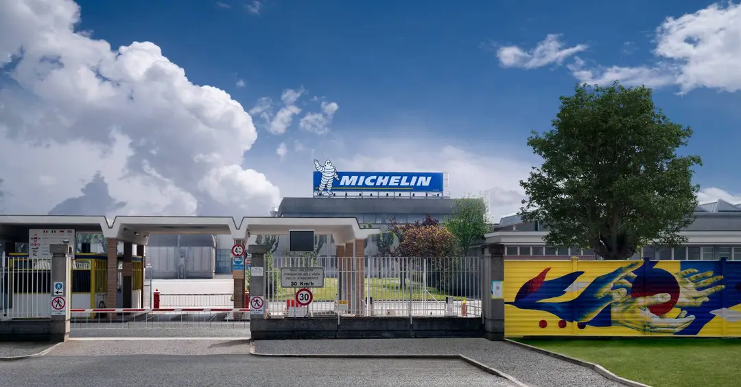 Ingresso della Michelin di Alessandria