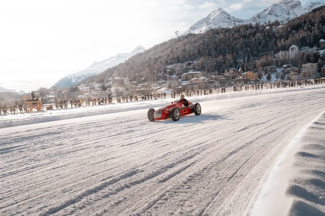 la Maserati 4CLT ha partecipato al the ice st.moritz 2026