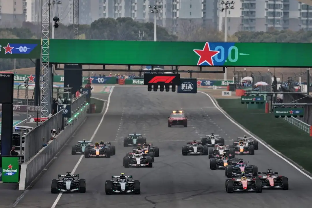GP Cina 2026 partenza