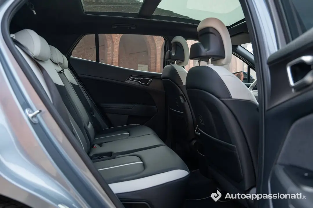 Il divanetto posteriore della Kia Sportage GT Line Plus