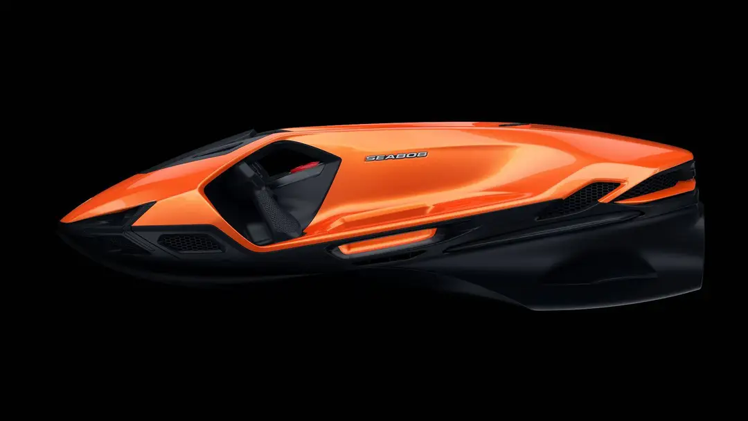 lamborghini seabob di colore arancione