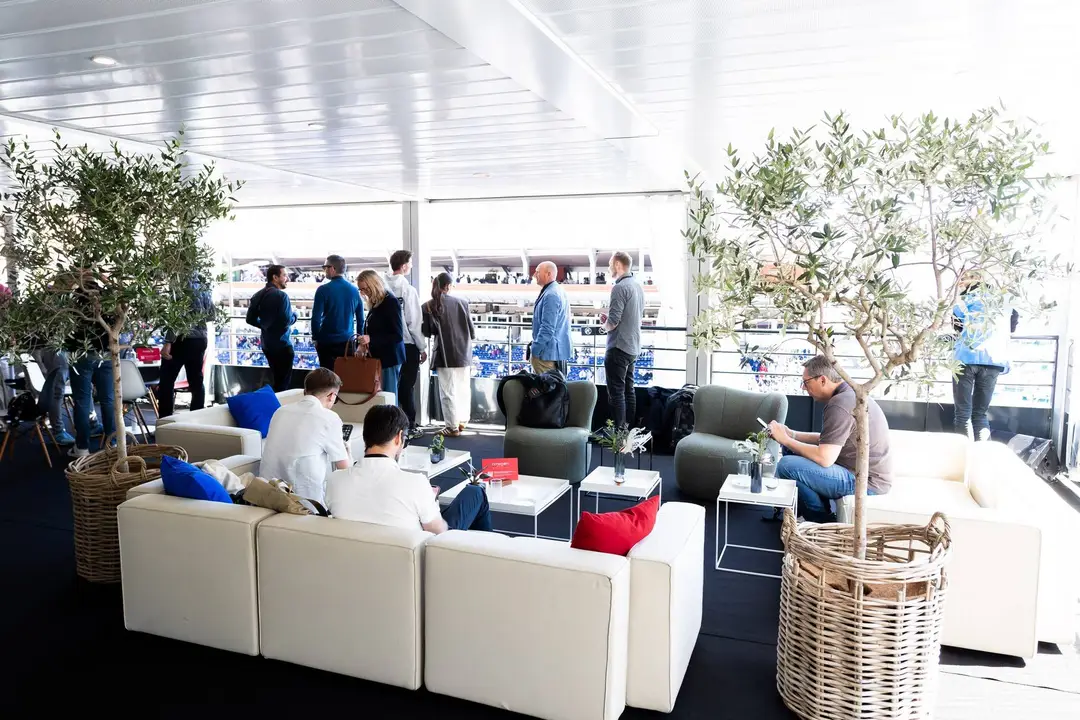 La lounge di Citroen Racing all'e-Prix di Montecarlo