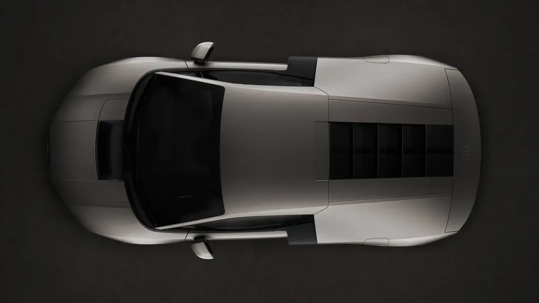 Audi Nuvolari vista dall'alto