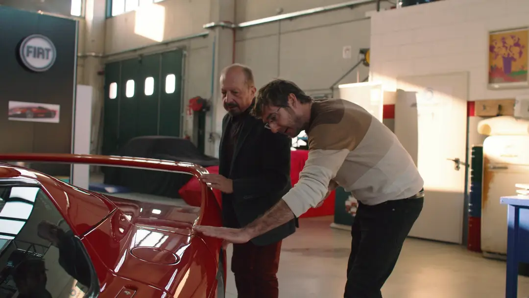 camardella e schimmenti con la ferrari f50