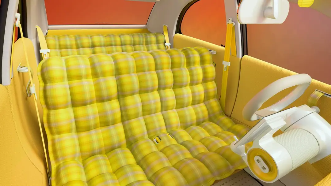 Citroen 2 CV sedili interni